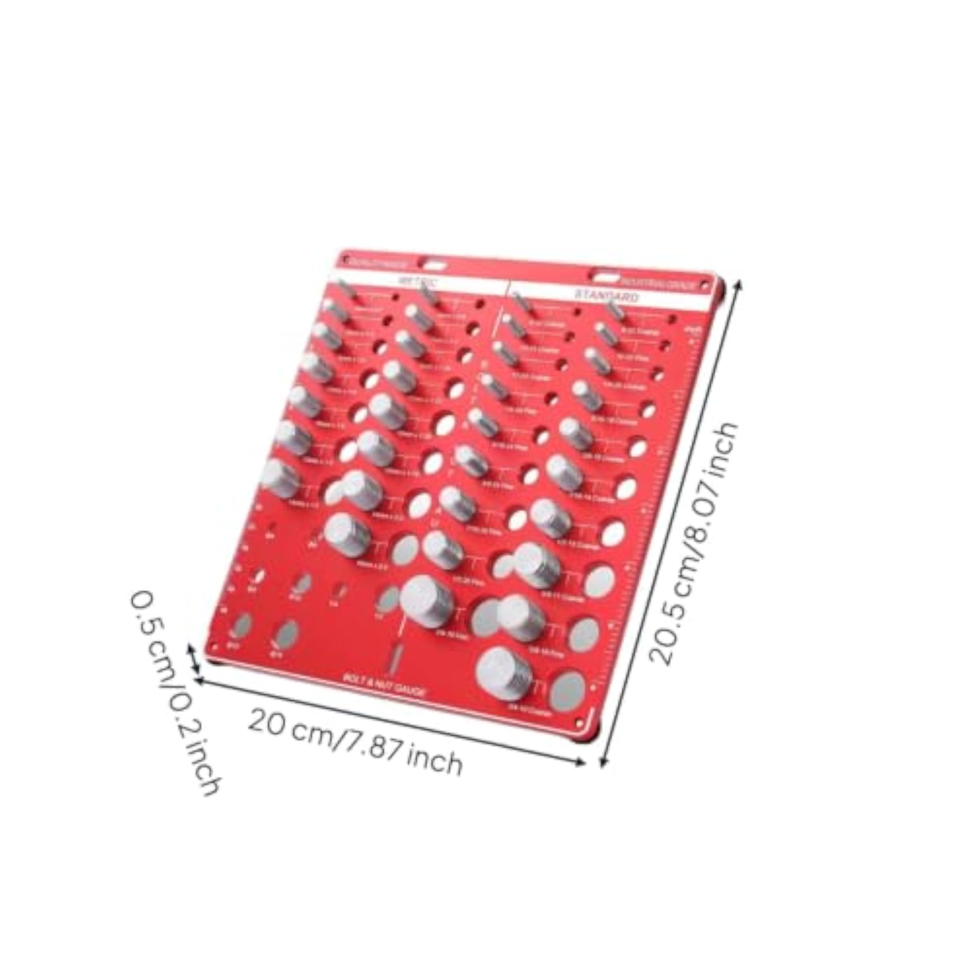 Aluminum Alloy Bolt and Nut Thread Gauge